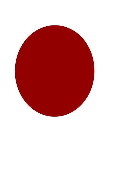 Japanese flag painting