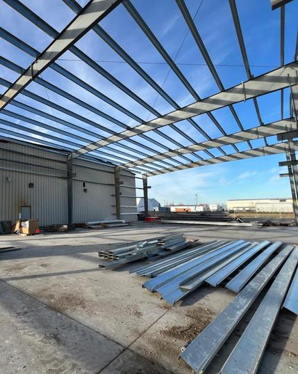 Steel shop expansion