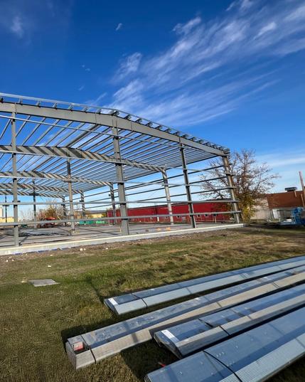 Steel shop expansion