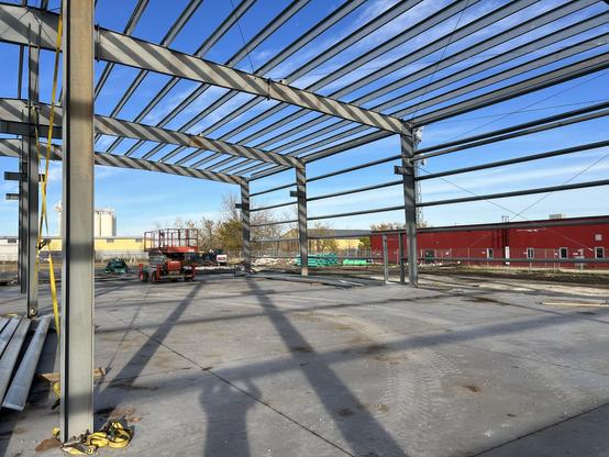 Steel shop expansion