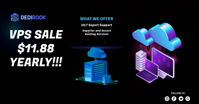 VPS Sale For Only $11.88 USD Yearly!! - Grab It Now!!!
