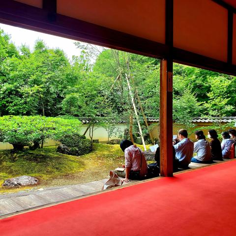 Guests relax on the veranda at Torin-in. Normally closed to the public, it opens in June when the sal trees are in bloom.