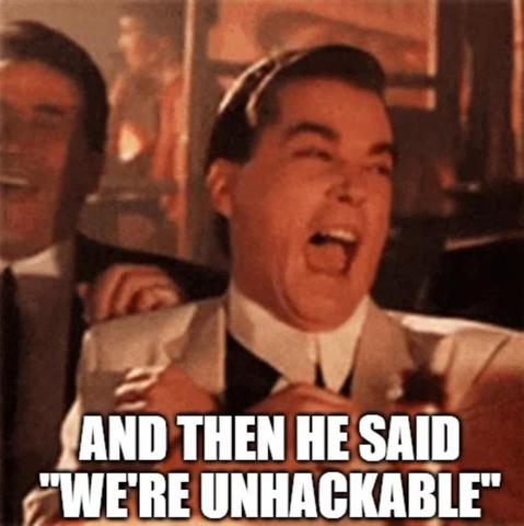 always "funny" to go out with the team for some "amusement" after a meeting with a certified ciso ;> #ciso #redteam #mits 