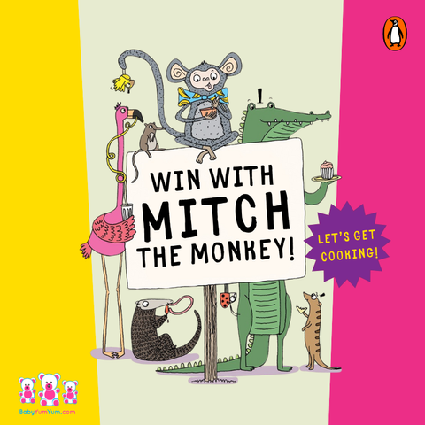 🍌🥤 WIN a DO NOT FEED THE MONKEY! cookbook with 49 fun recipes! Get creative with your child in the kitchen & prepare the Early Bird Smoothie! 1️⃣ Choose a recipe 2️⃣ Cook together 👩🍳 3️⃣ Snap a pic 📸 4️⃣ Share & tag us! #CookWithBYY Enter by 7 Nov 👉 Download here https://zurl.co/ZMGq #BabyYumYum #BYY #WinBig #FamilyCooking