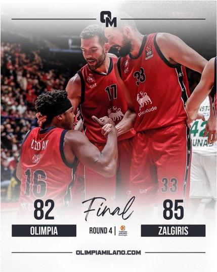 Turkish Airlines EuroLeague #Round4 2024-25 Olimpia Milano passa dal tragico al comico e lo BC Žalgiris Kaunas di Trinchieri ringrazia e vince by Fabizio Noto
https://tinyurl.com/y6uewsn5