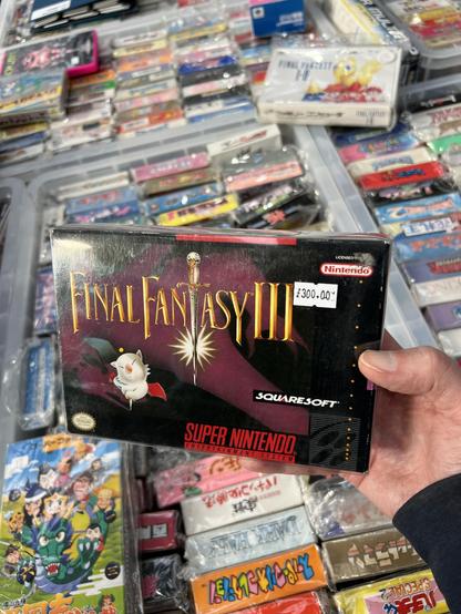Nintendo SNES cartridge Final Fantasy 3
