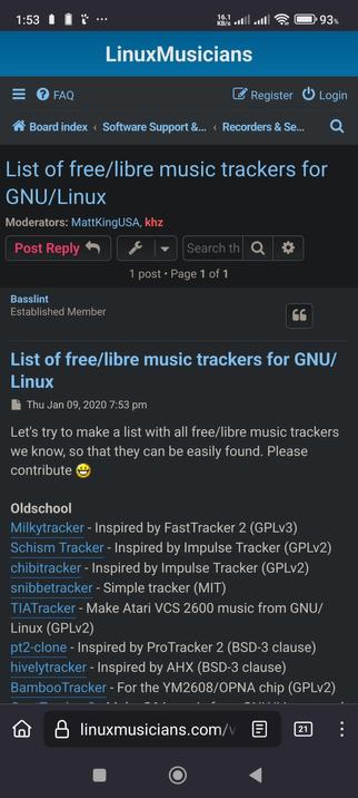 Screen Capture of Linked page