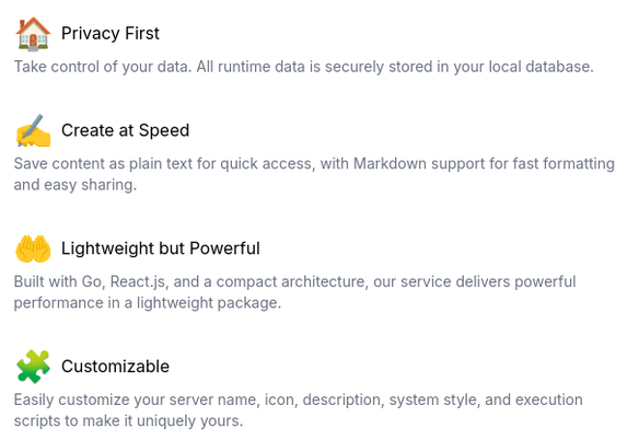 Hey fediverse are you looking for open source note / memo app with markdown support? Check this out and self host it