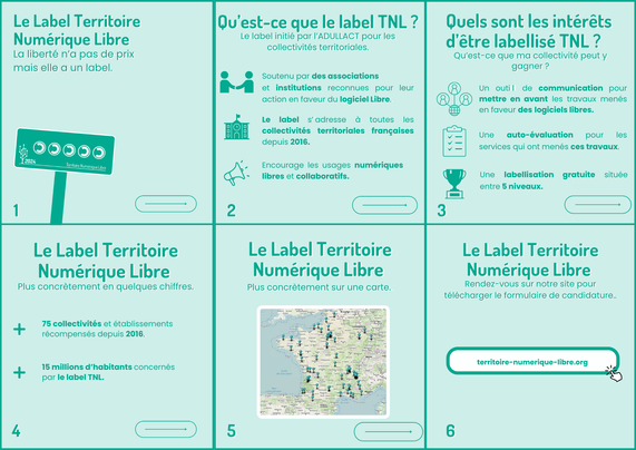 Visuel du label territoire numérique libre 