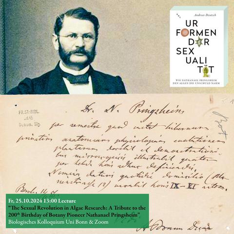Andreas Deutsch: “The Sexual Revolution in Algae Research: A Tribute to the 200th Birthday of Botany Pioneer Nathanael Pringsheim”