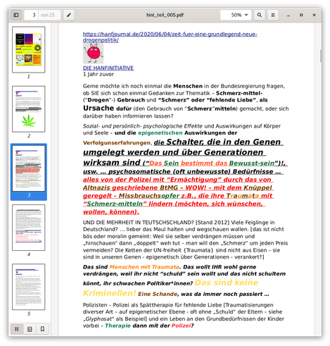 CRISPR_rEvolution #GoldenPath Auszug aus Manuskript und Arbeit für Menschenrechte

Es geht um ein ernstes Thema mit aktuellen Fragestellungen.

Es geht um einen Goldenen Pfad für eine menschliche und zukunftsfreundliche Politik.

Erfolg werden wir nur weltweit haben wenn wir zusammen Lösungen finden und Tabus durchbrechen.

