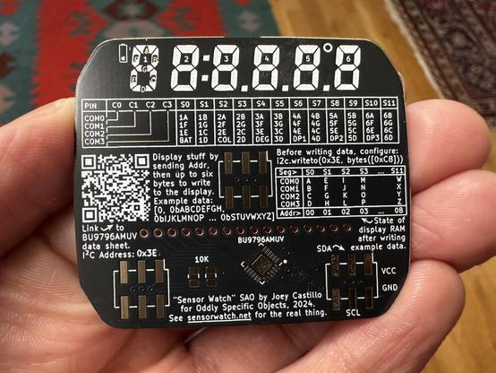 The back side of the object with documentation on how to use it. 