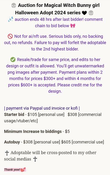 Toyhouse listing rules and tos