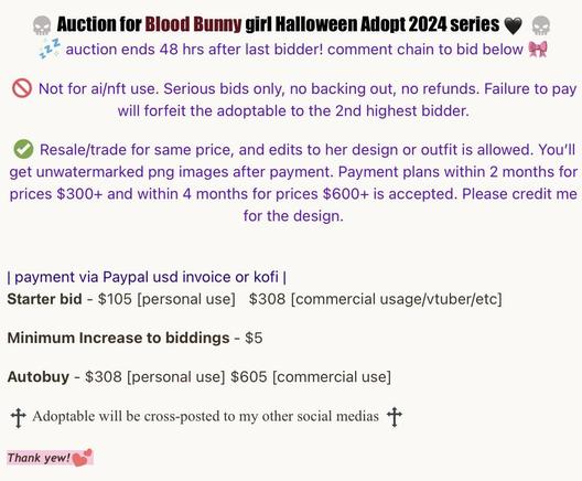 Toyhouse rules and listing.