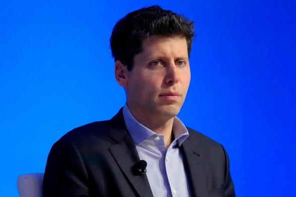 Sam Altman, el plasta de la IA con cara de CEO malvado.