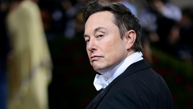 Elon Musk con su verdadera cara de señorazo altivo y fascista.