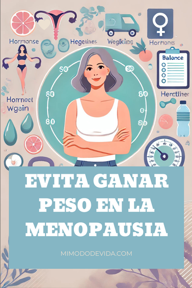 Evita ganar peso en la menopausia