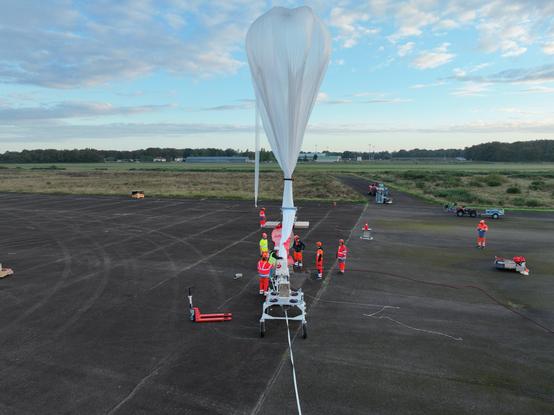 Testing launch procedures at Aire Sur L'Adour (CNES)