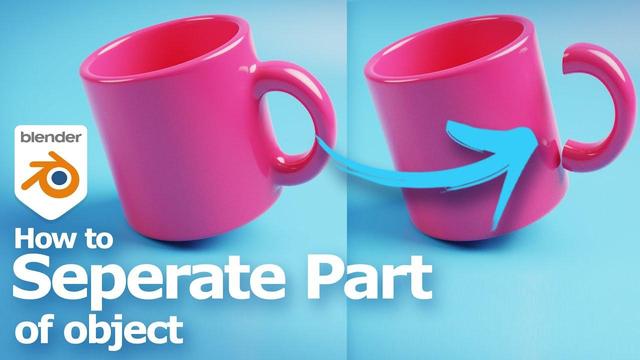 Blender separate mesh into two objects
