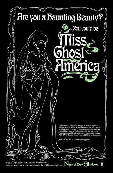 An ad for the Miss Ghost America contest.