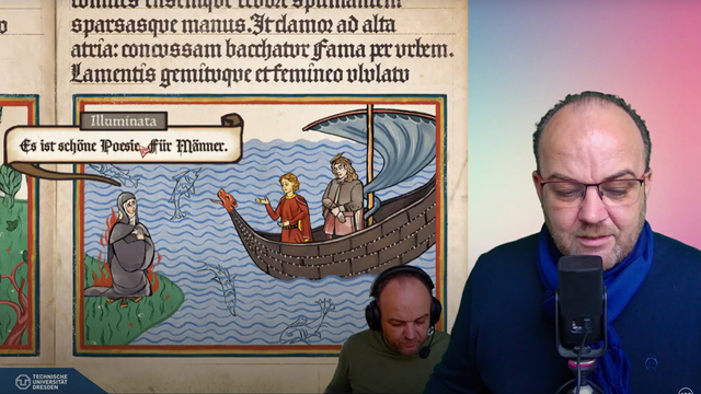 #Pentiment in der Vorlesung #SpracheUndSpiel.