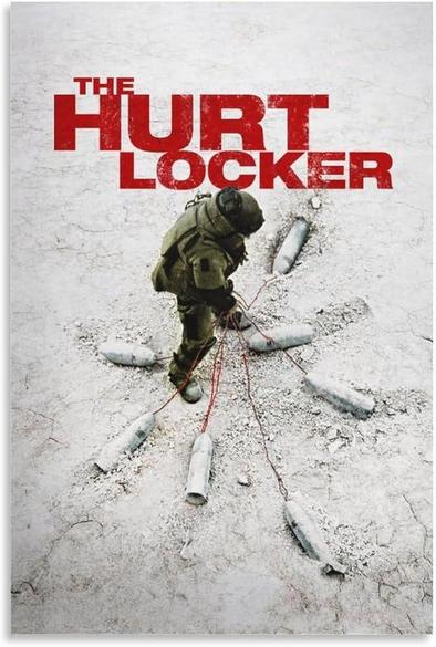 Four posters for the 2008 war thriller “The Hurt Locker” from The USA, China, Japan and Italy.