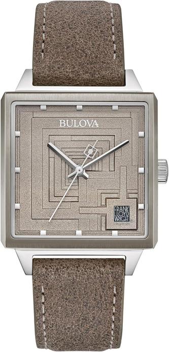 Bulova Frank Lloyd Wright's Ennis House inspired  watch.