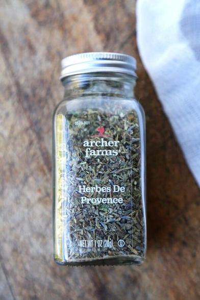 An image of a bottled, unique dried herb blend ... Herbes De Provence ~ "archer farms" brand.