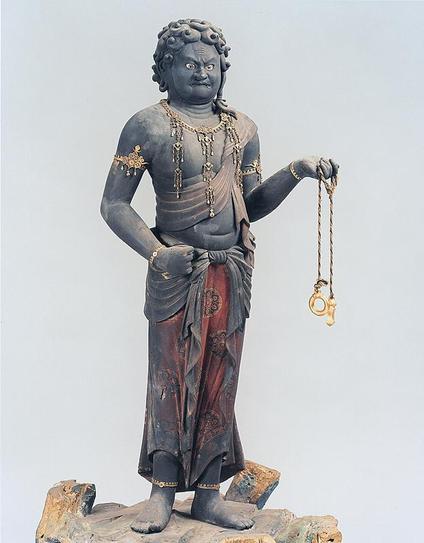 Joshoan Fudō Myōō (#FudōMyōō) Nidoji Statue, Kongorin-ji, #Japan. A Tendai sect temple called Matsuo-dera by the locals. Together with Saimyo-ji and Baeksai-ji, it forms the Koto Sanzan. Although the temple was founded by Gyoki, there is also a theory that it has connections with the Hata clan, an immigrant clan. Ennin is also known for his efforts to revitalize #China.
#BuddhistArt #Buddhism
