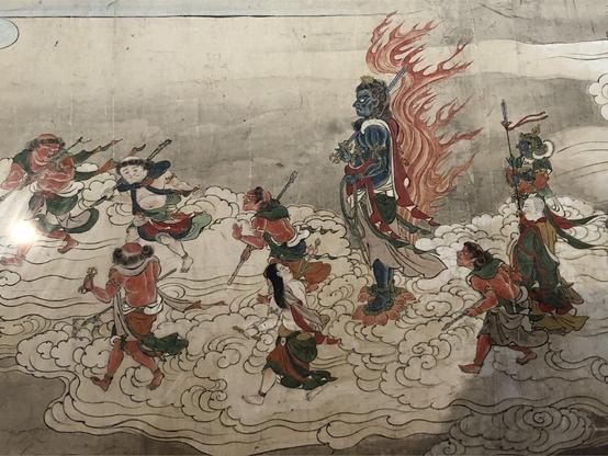 #Japanese Fudō Myōō (#FudōMyōō) Painting.
#BuddhistArt #Buddhism