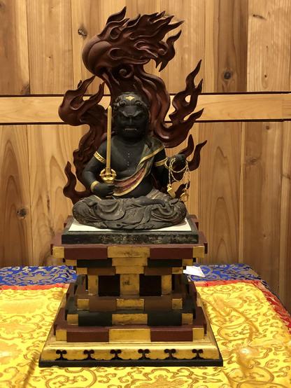 Fudō Myōō (#FudōMyōō), Jofuku-ji, #Japan.
#BuddhistArt #Buddhism