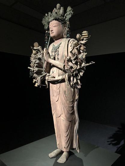 Thousand-armed #Kannon statue at Joko-ji, #Japan.
#BuddhistArt #Buddhism
