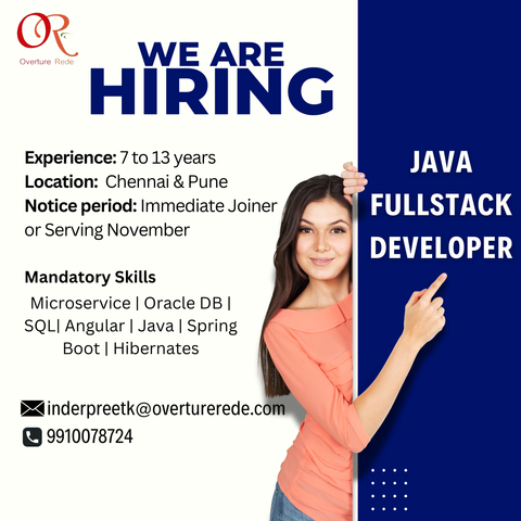 Java full Stack Developer Jobs
