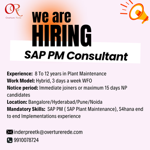 SAP PM Consultant jobs
