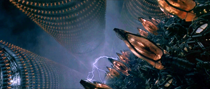 the human pod energy grid from the Matrix