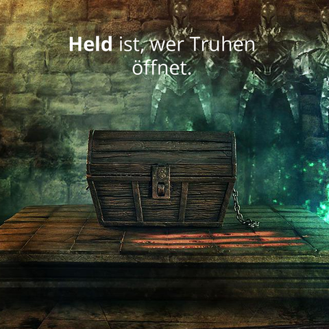 Schatztruhe in der Souls-Reihe..