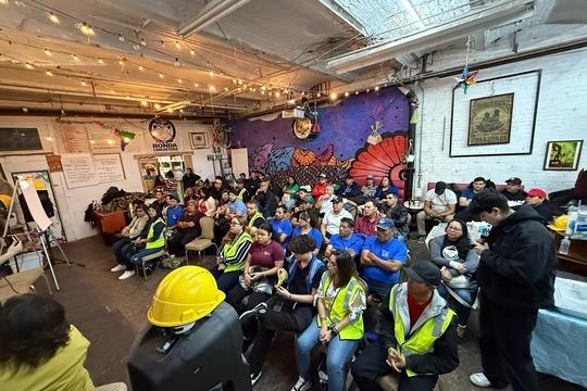 A forum for workers education and about organizing day laborers 