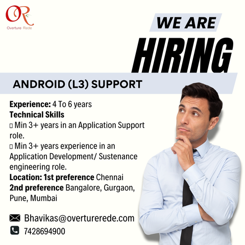 Android (L3) Support Engineer jobs