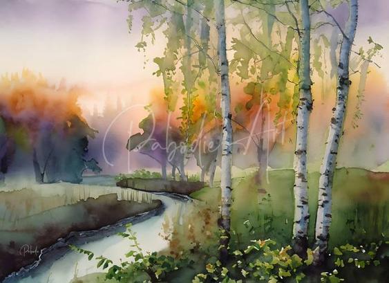 BIRCH CREEK WATERCOLOR is now available here:
https://pabodie.com/2147872/Birch%20Creek%20Watercolor.html