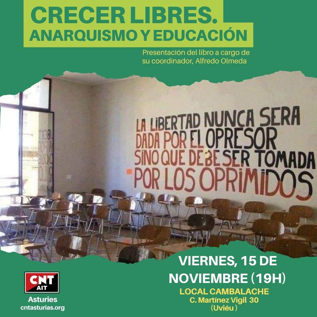 [OVD] Presentación de "Crecer libres. Anarquismo y educación"