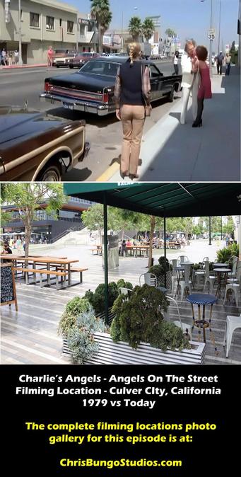 Filming locations then and now movie location filming location film location Charlie's Angeles episode Angels on the Street.