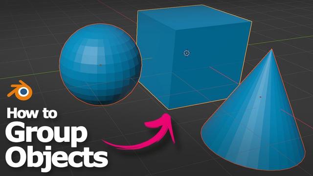 Blender how to group objects
