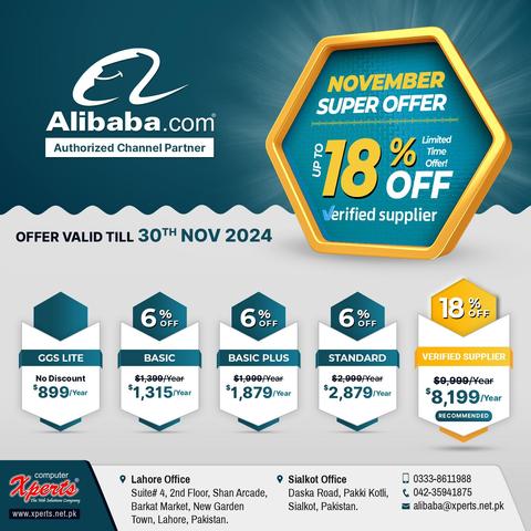 November Sale Alert! Discounted Prices on Alibaba Gold Membership