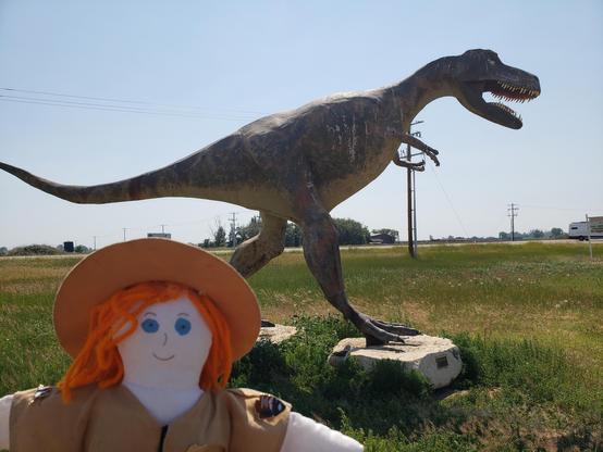 Ranger Sarah found a Albertosaurus. 