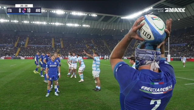 ran Rugby live - Autumn Nations Series: Italien vs Argentinien
ProSieben MAXX präsentiert die Rugby Autumn Nations Series. Heute spielt Italien gegen Argentinien.