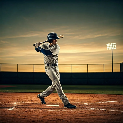 Baseball players playing baseball