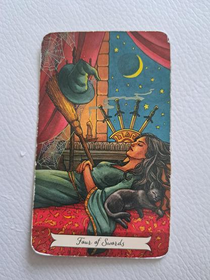 Tarot card 4 of Swords