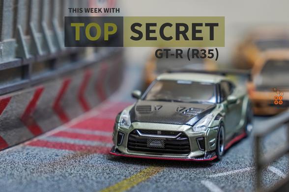 Nissan Skyline GT-R (R35) Top Secret, Malaysia Diecast Expo 2024 Edition by iNNO64 in 1:64 scale on AREA 164