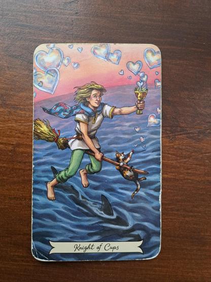 Tarot card Knight of Cups
