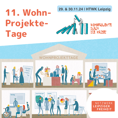 11. Wohnprojekte-Tage am 29. und 30. November an der HTWK Leipzig